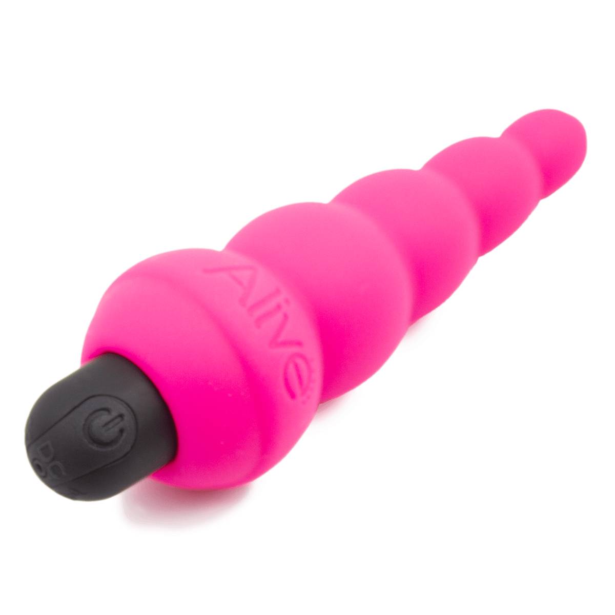 Розовая анальная ёлочка с вибропулей Lance Pro - 13,8 см. 2