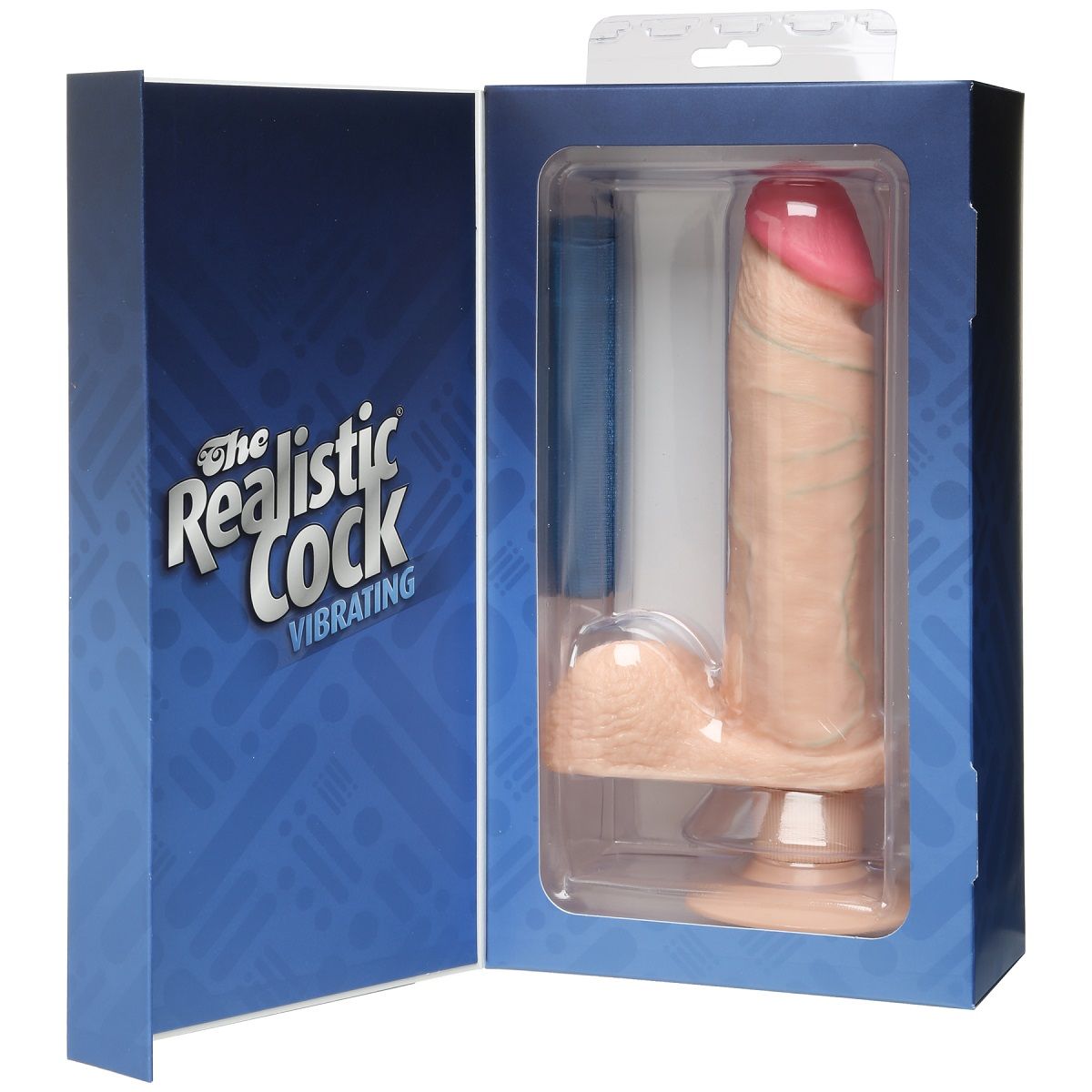 Вибромассажер реалистичной формы The Realistic Cock Vibrating 8” - 23,6 см. 2