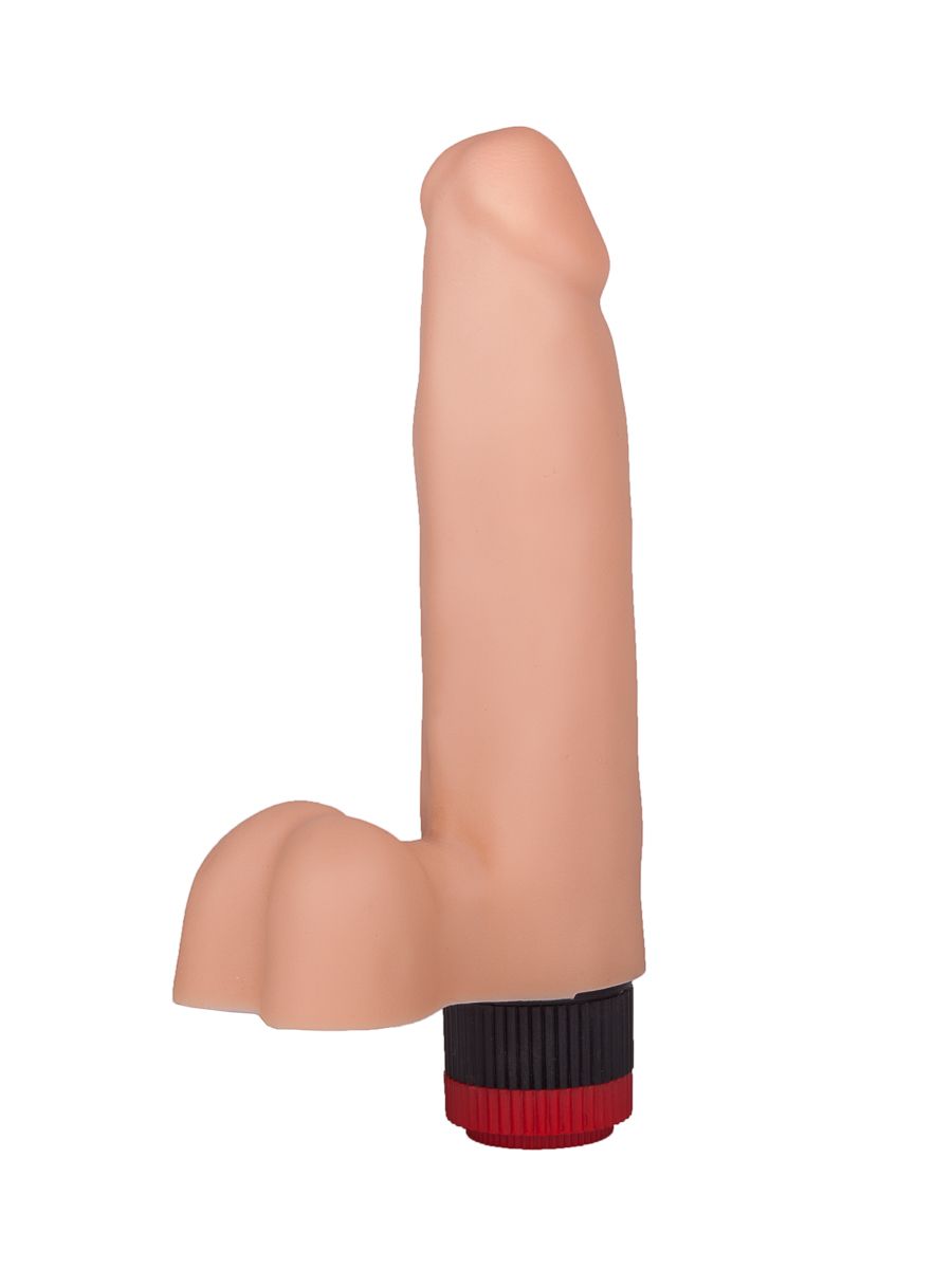 Реалистичный фаллоимитатор с вибрацией - 16,5 см. 2