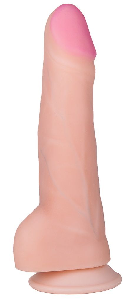 Фаллоимитатор на присоске ART-Style №17 с выраженным рельефом - 20 см. 1