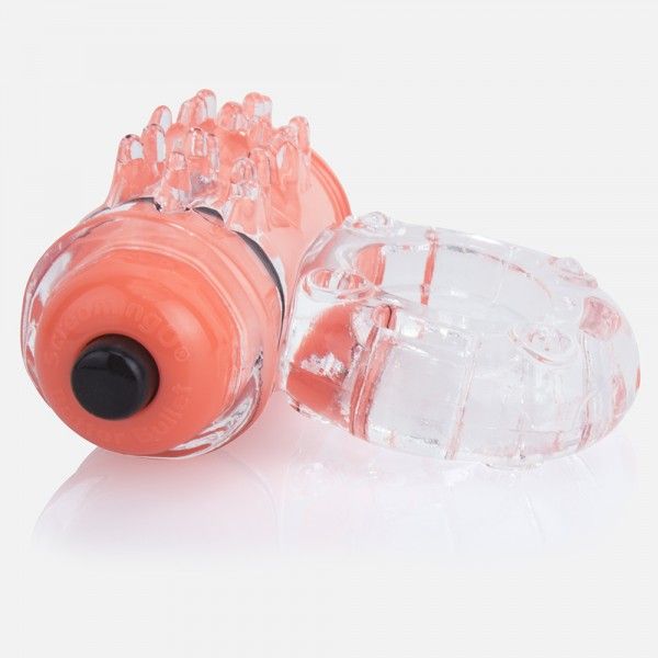 Неоновое оранжевое кольцо на пенис O wow! 2