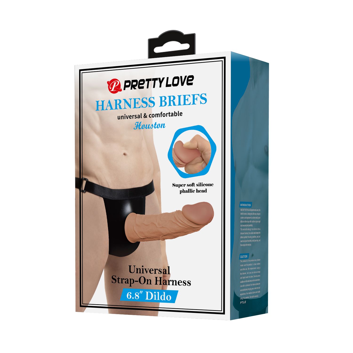 Полый страпон на регулируемых трусиках Houston - 17,5 см. 8