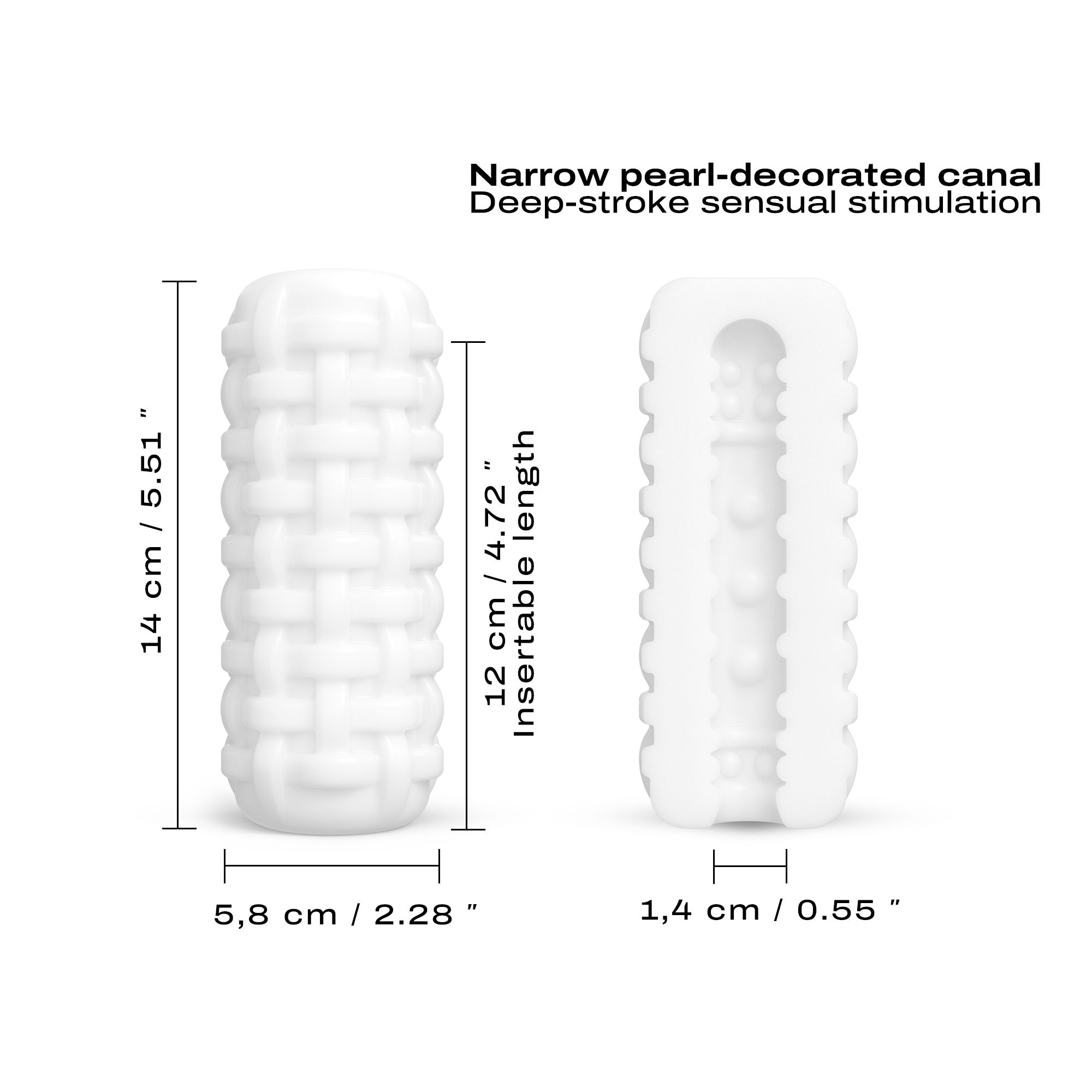 Белый мастурбатор Dorcel Cup Tight 4