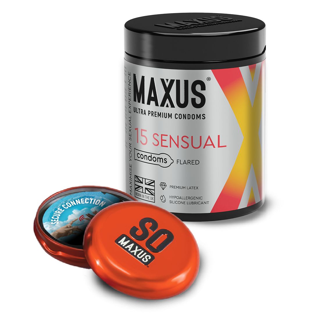 Анатомические презервативы MAXUS Sensual - 15 шт. 3