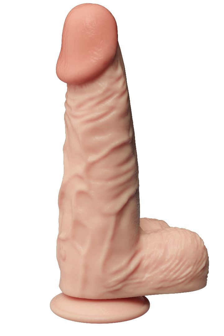 Телесный вибромассажер на присоске - 22,6 см. 3