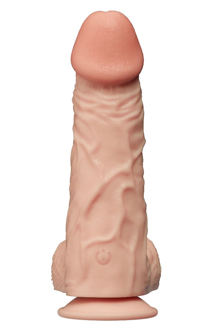 Телесный вибромассажер на присоске - 22,6 см. 5