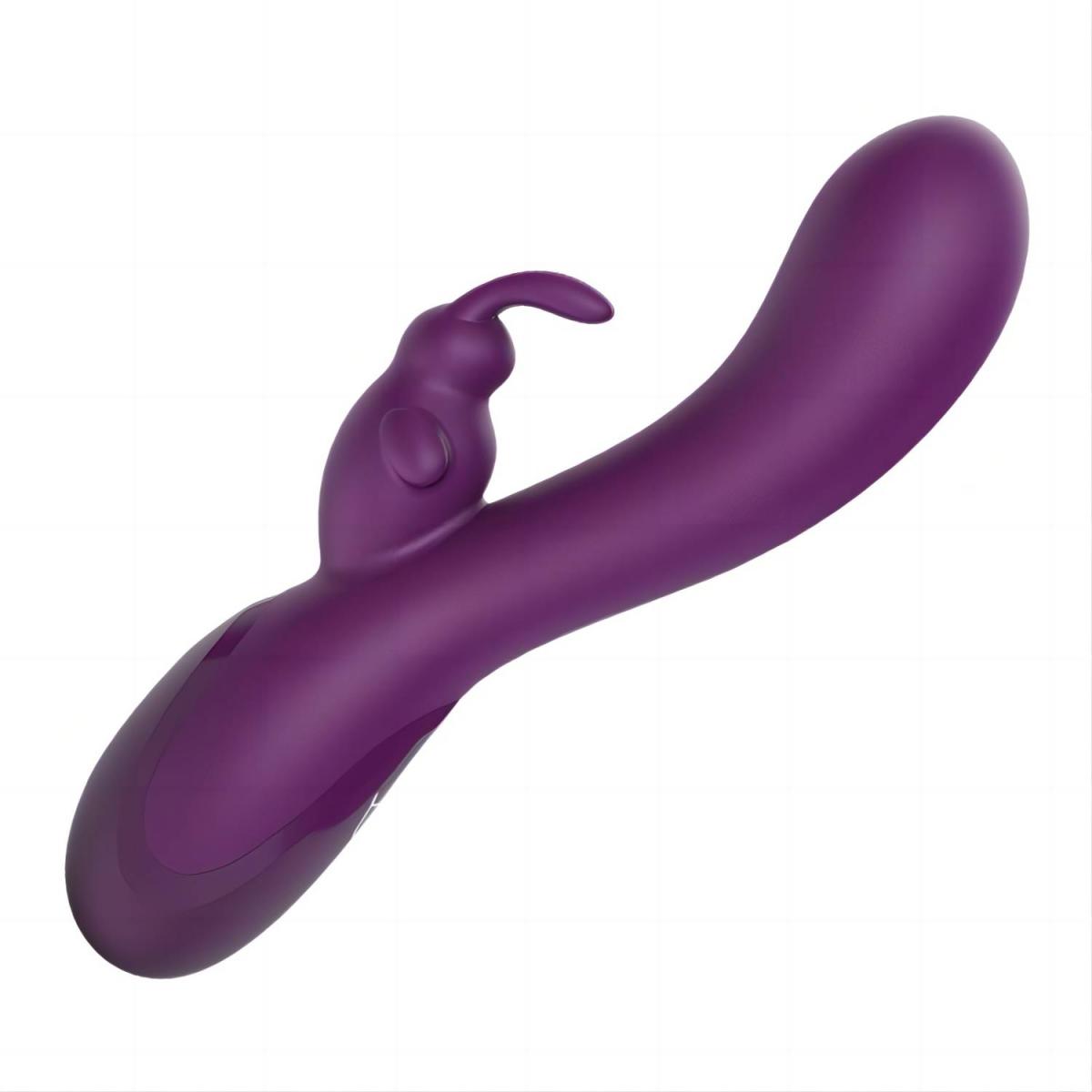 Фиолетовый вибратор-кролик Craybit Rabbit Vibrator - 21 см. 6