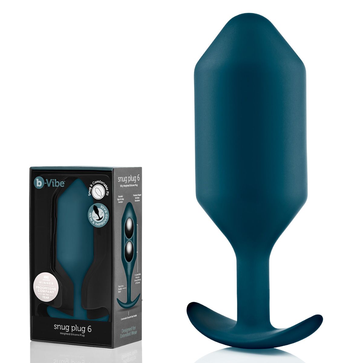 Бирюзовая пробка для ношения Snug Plug 6 - 18,5 см. 2