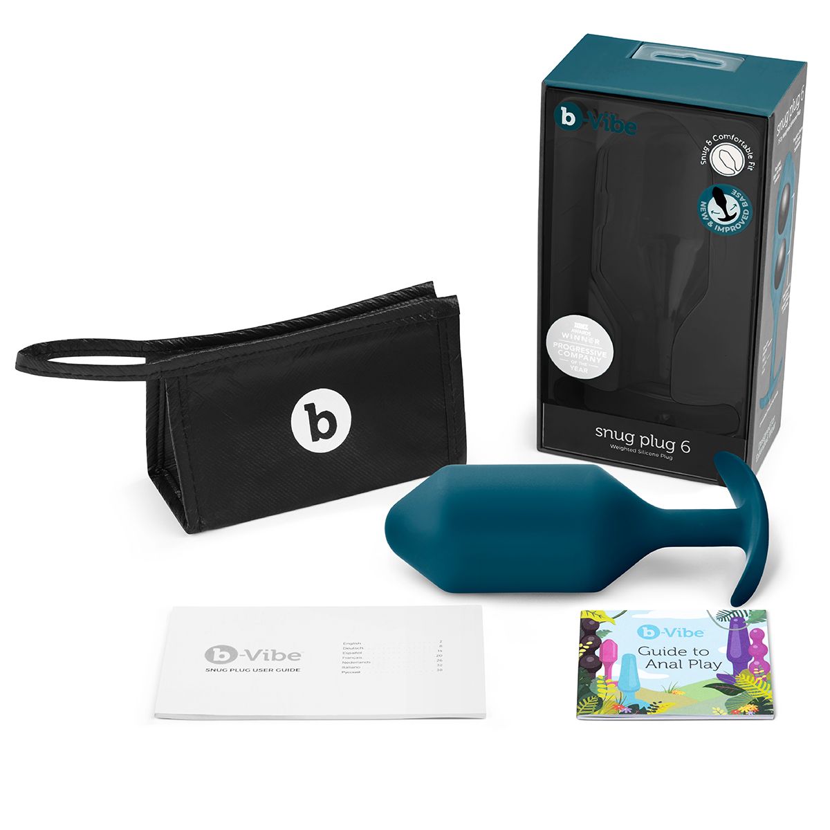 Бирюзовая пробка для ношения Snug Plug 6 - 18,5 см. 6