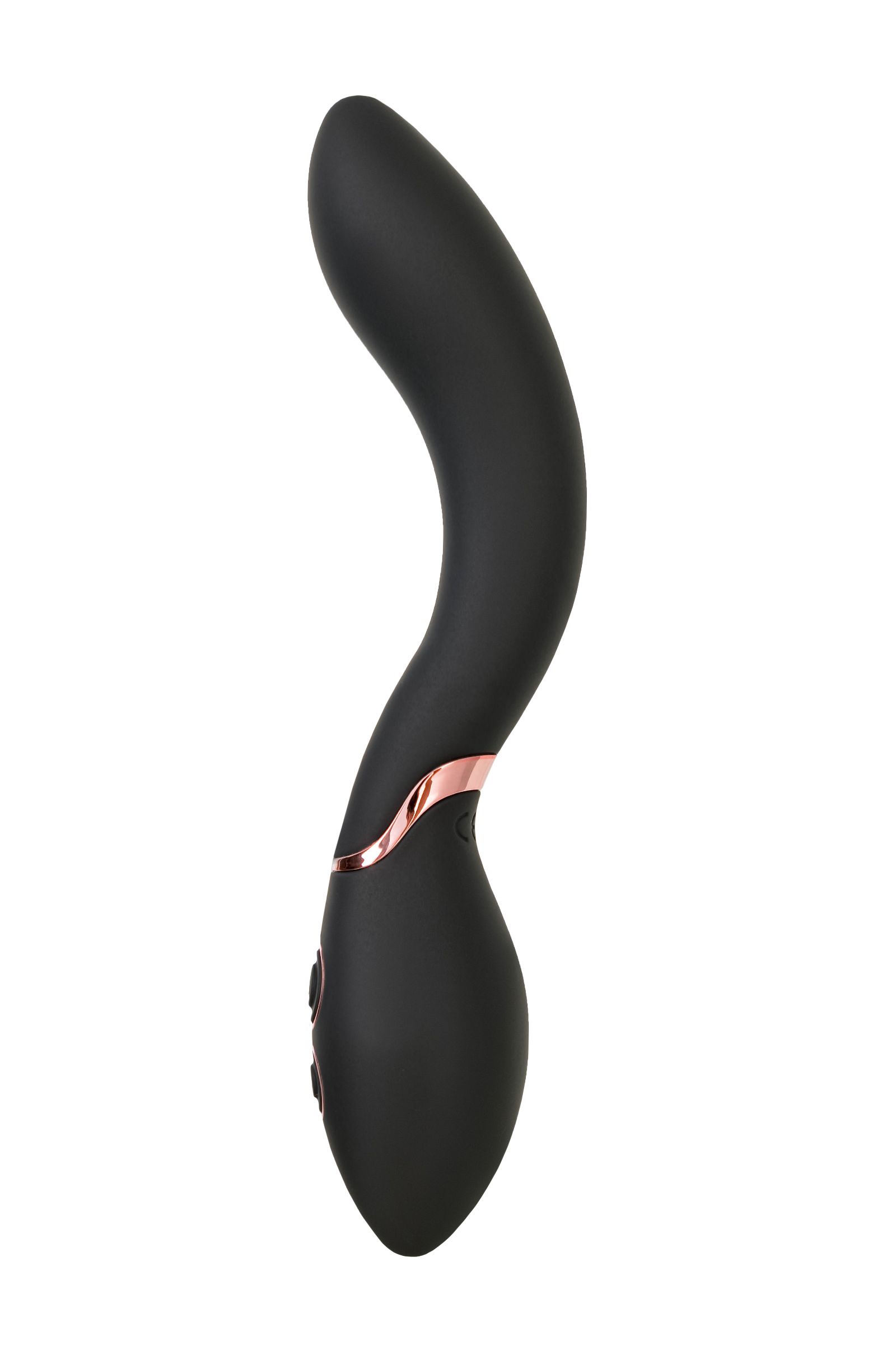 Черный силиконовый вибратор Torrent - 20,5 см. 5