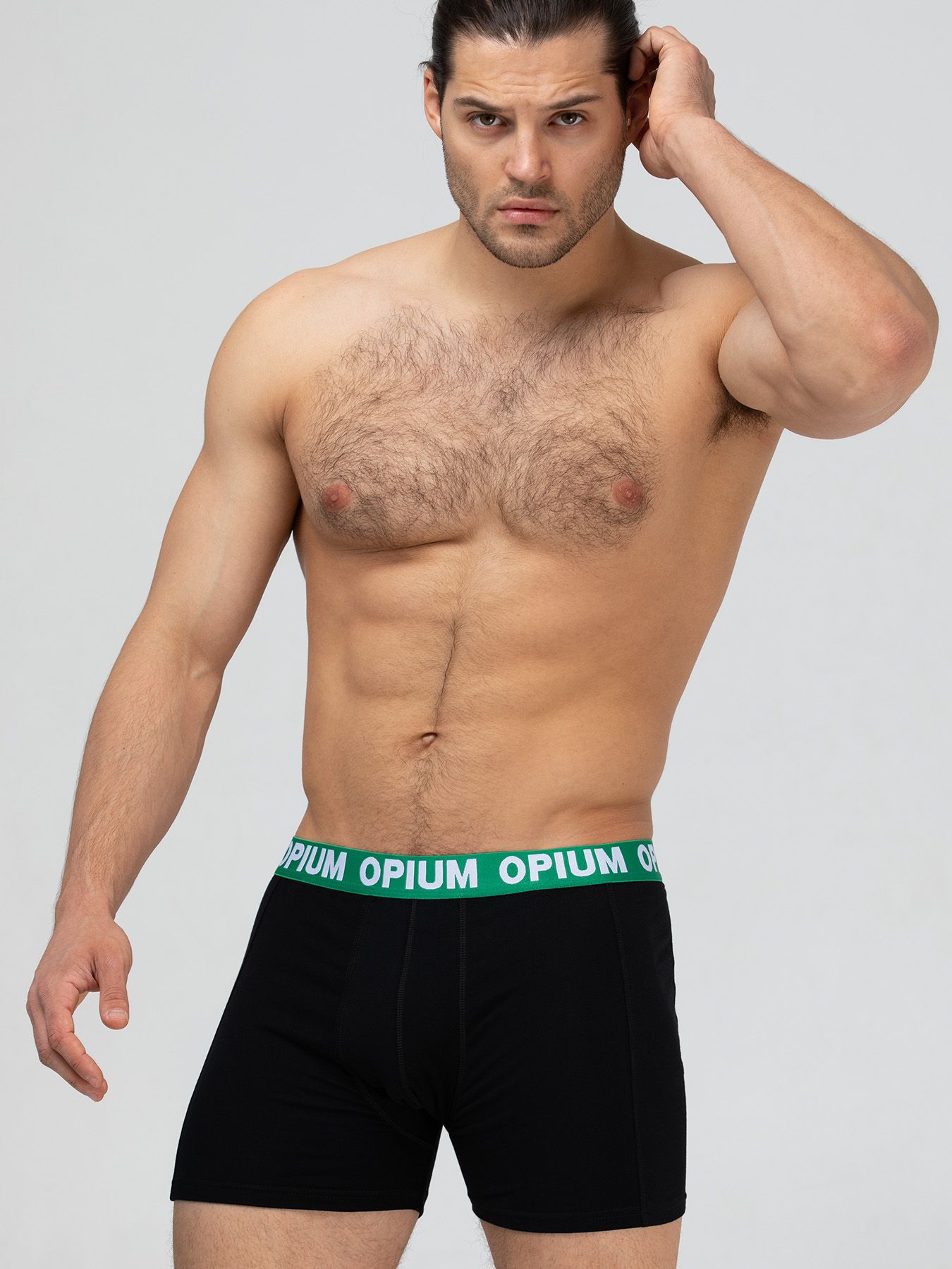 Хлопковые трусы-боксеры с двойным гульфиком 5