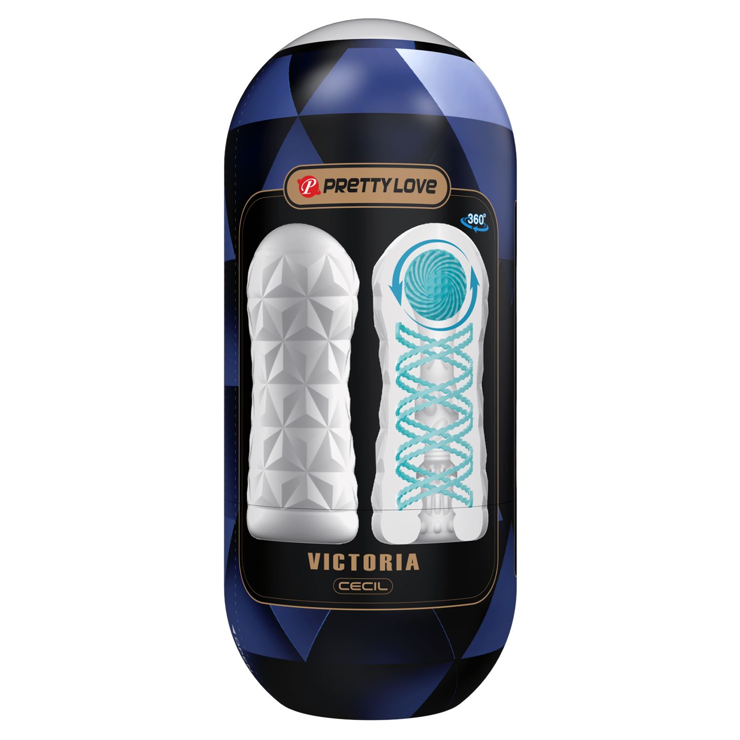 Белый мастурбатор Victoria 1