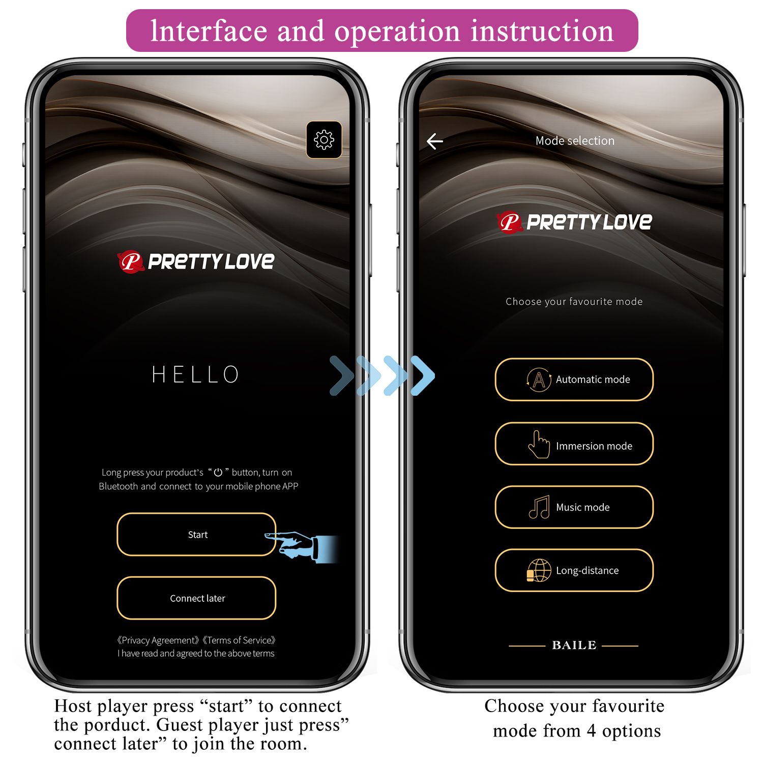 Сливовый G-стимулятор с управлением через приложение Baird 2