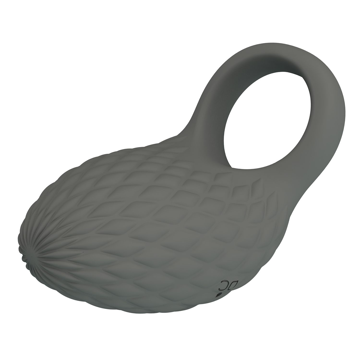 Серое эрекционное виброкольцо 2