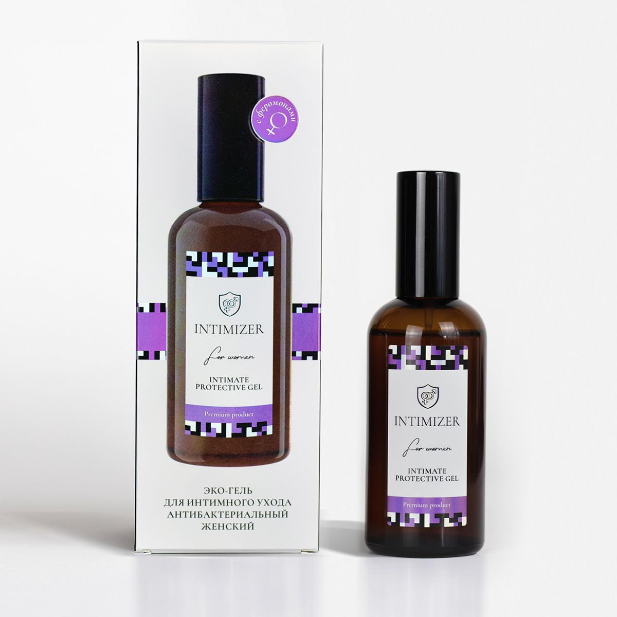 Женский антибактериальный эко-гель для интимного ухода Intimizer - 100 мл. 1