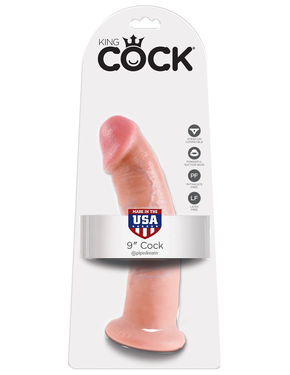 Телесный фаллоимитатор 9" Cock - 22,9 см. 5
