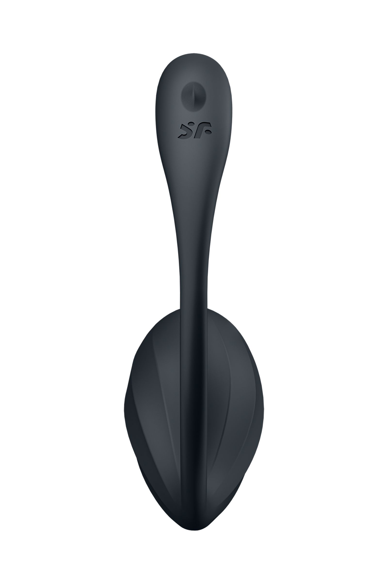 Черное виброяйцо Ribbed Petal с пультом ДУ 3