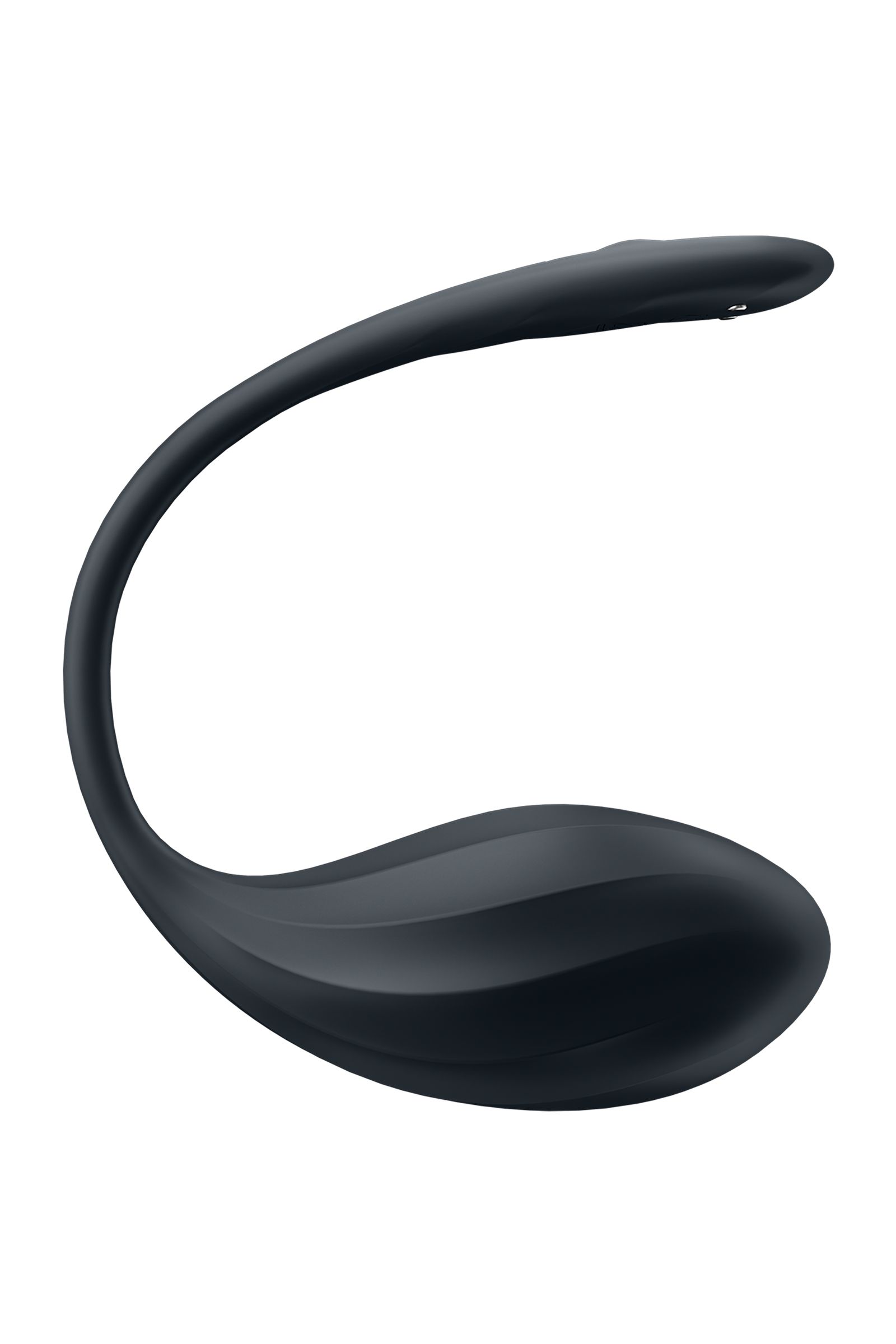 Черное виброяйцо Ribbed Petal с пультом ДУ 1