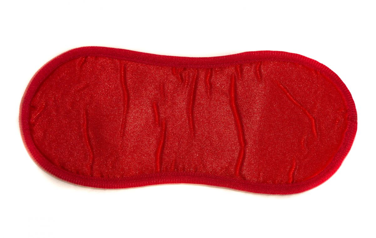 Красная маска на глаза BONDAGE 2