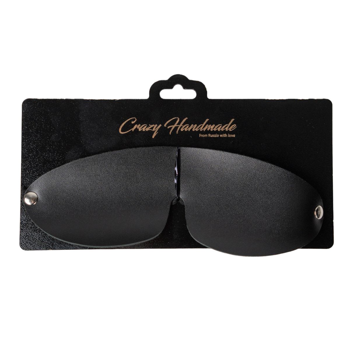 Однослойная закрытая маска из натуральной кожи 2