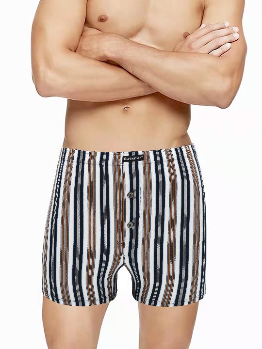 Трусы-боксеры в цветную полоску 1