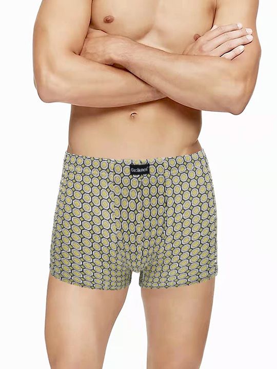 Мужские трусы-шорты с принтом в виде сот 1