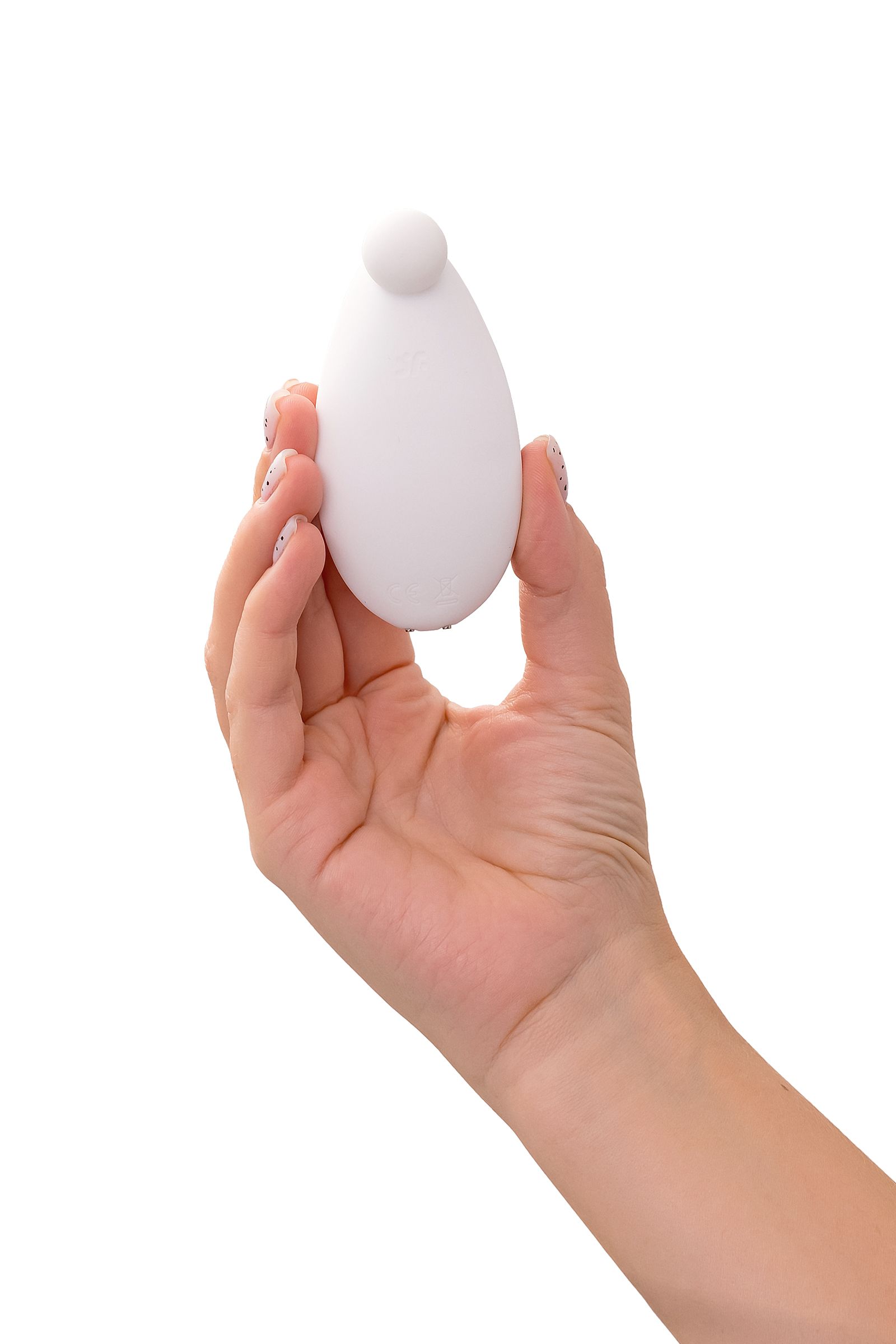 Белый вибростимулятор клитора Satisfyer Spot On 2 5