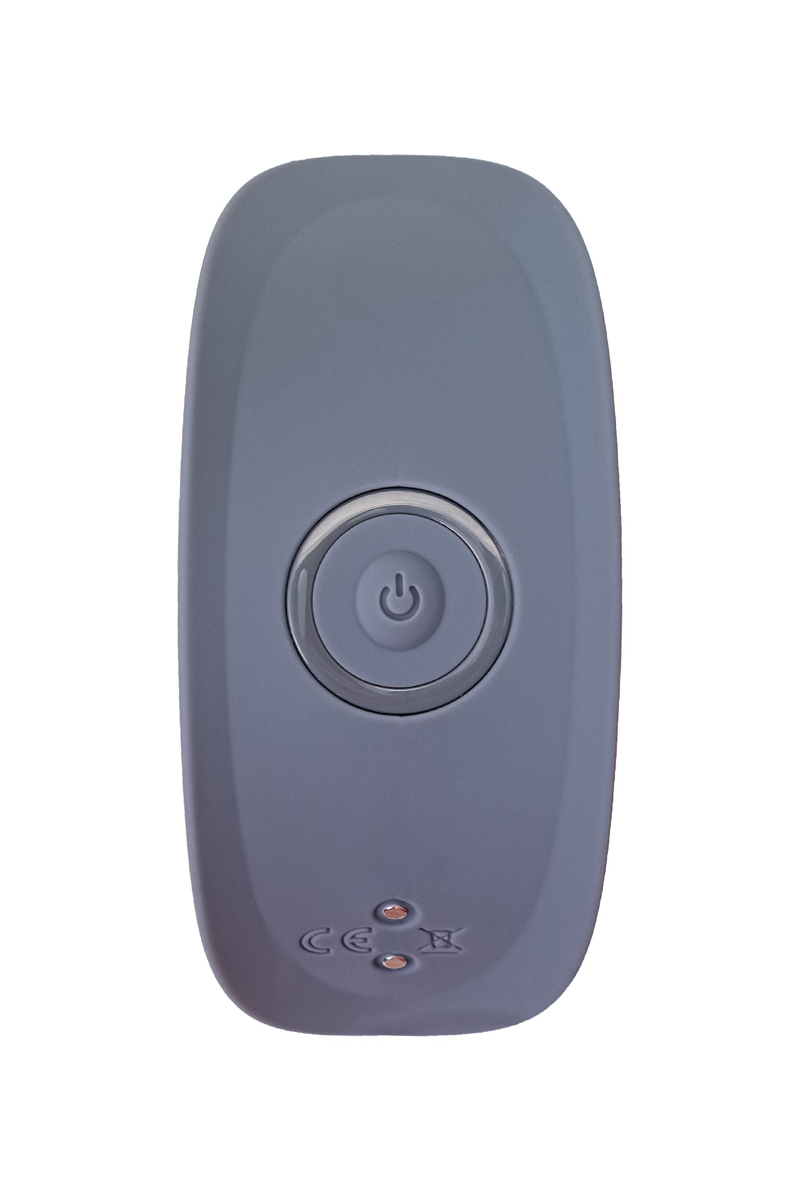 Серая анальная вибровтулка Booty Absolute Beginners 2 - 7,9 см. 2