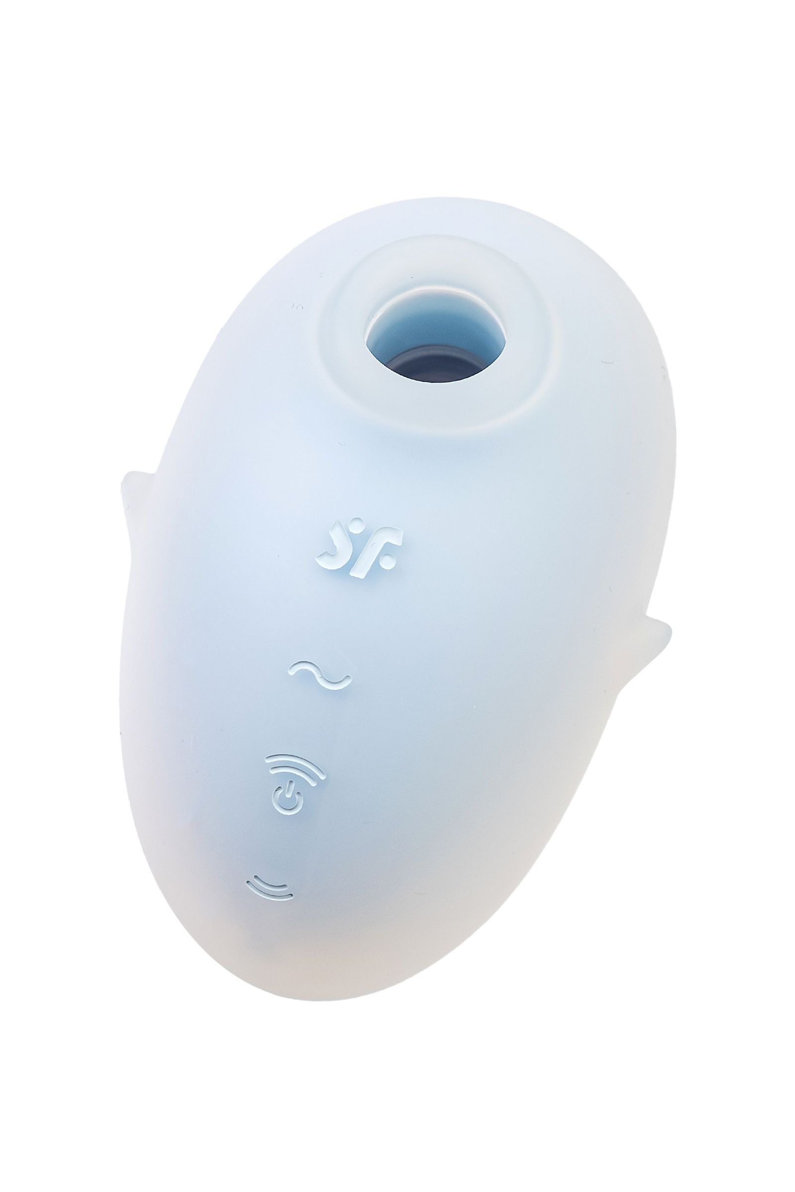 Голубой вакуум-волновой стимулятор клитора с вибрацией Cutie Ghost 4