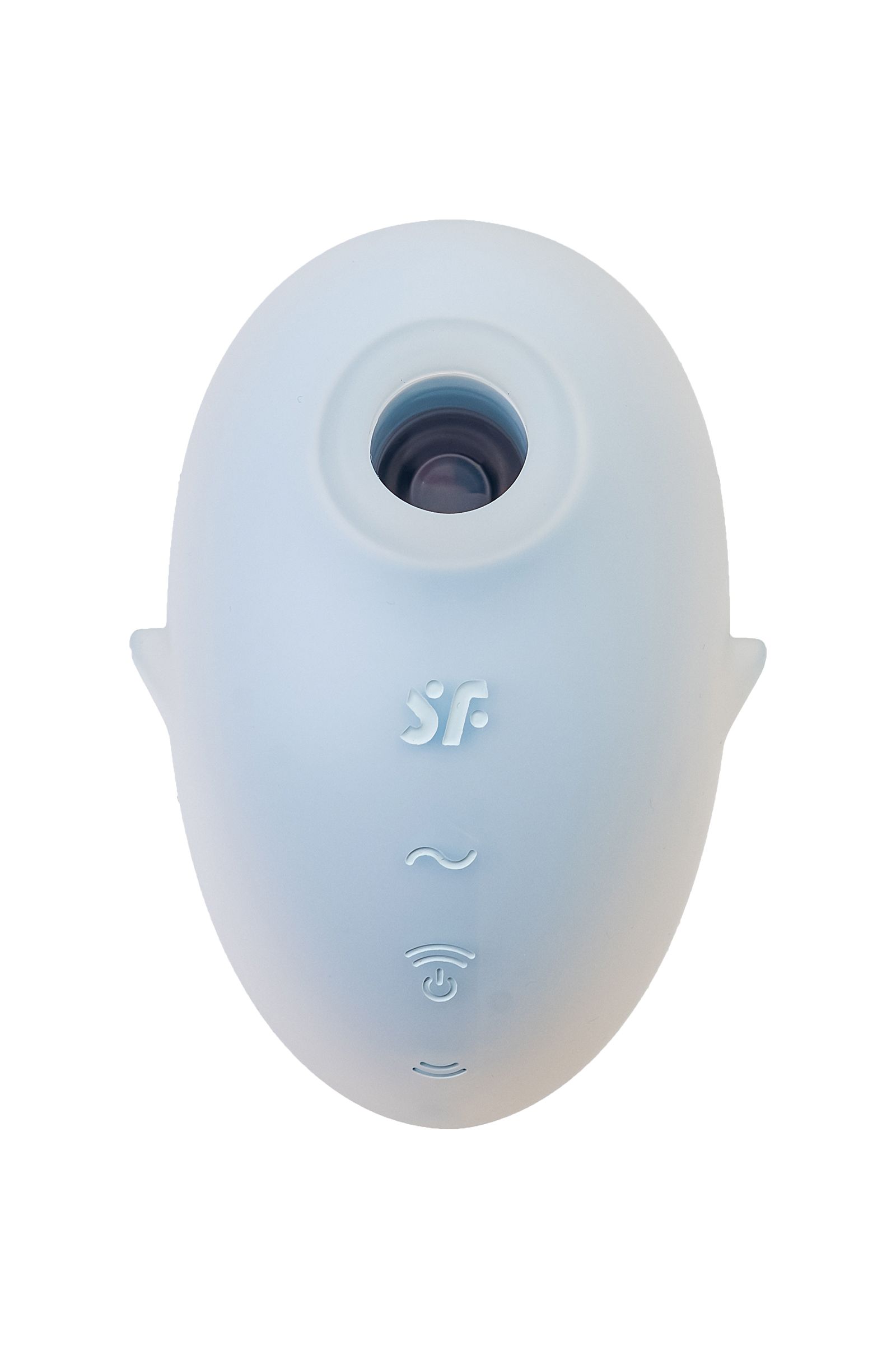 Голубой вакуум-волновой стимулятор клитора с вибрацией Cutie Ghost 1