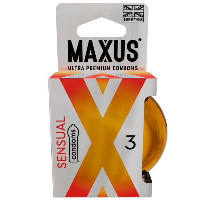 Презервативы анатомической формы Maxus Sensual - 3 шт. 3