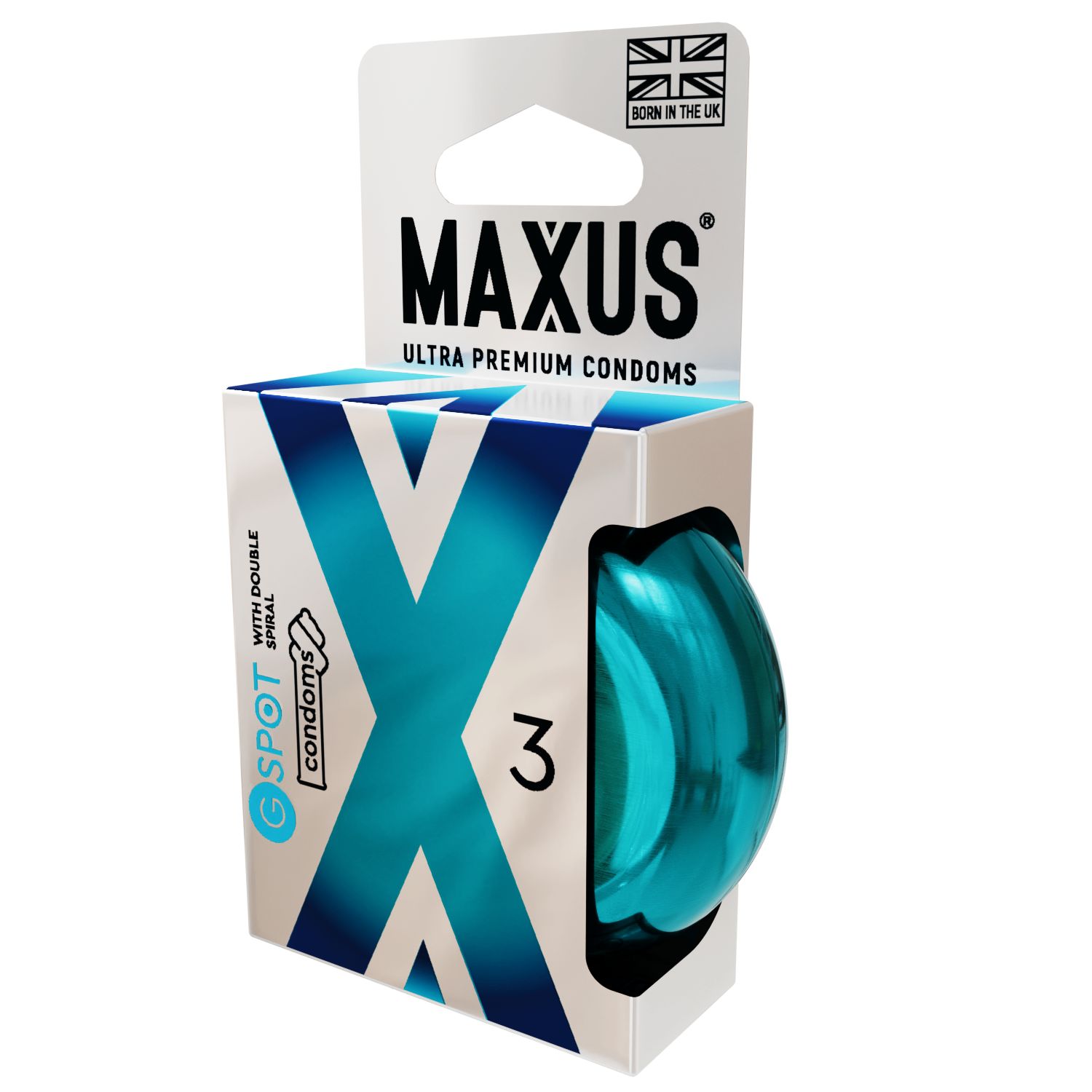 Презервативы Maxus G spot с двойной спиралью - 3 шт. 2
