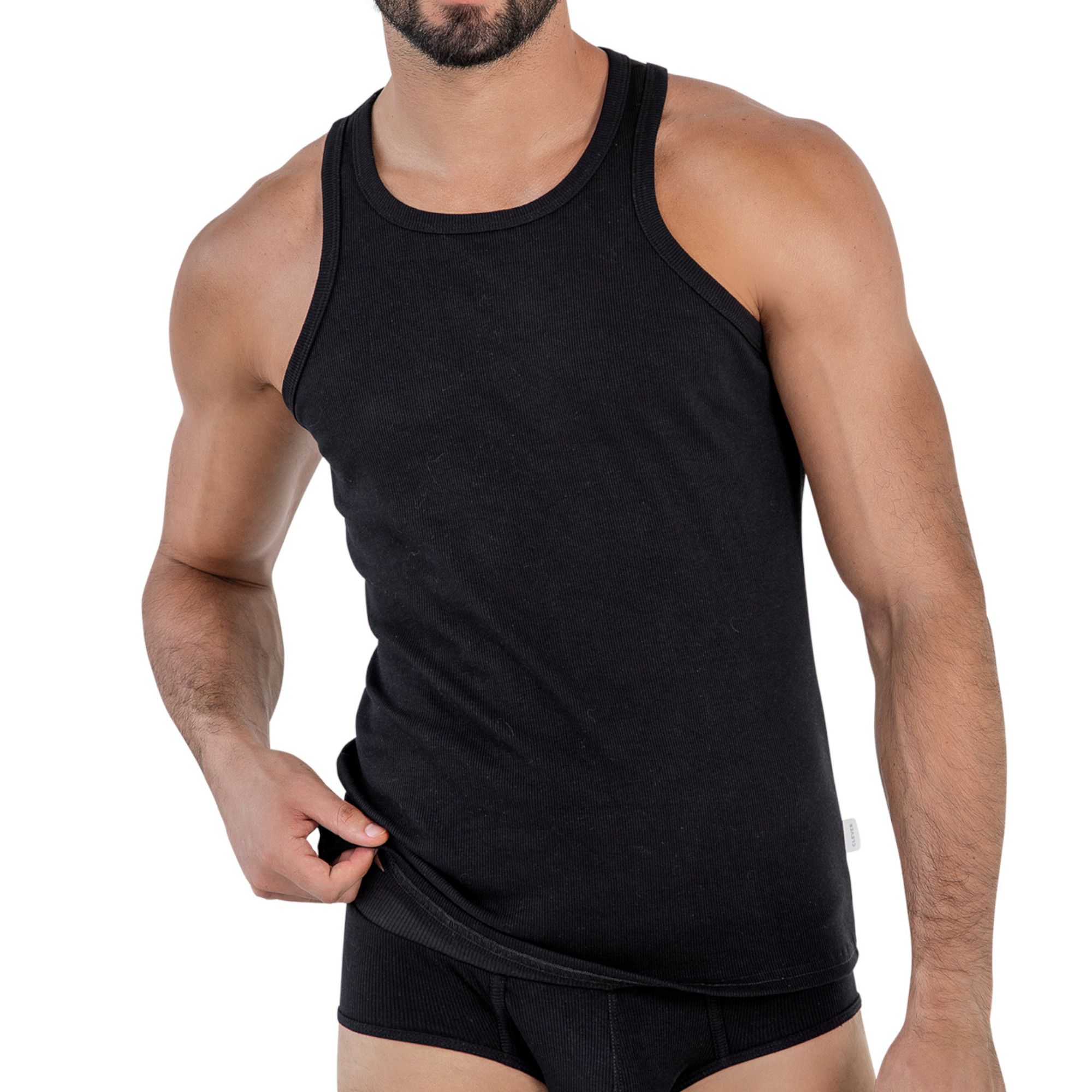 Черная мужская майка Spirit Tank Top 1