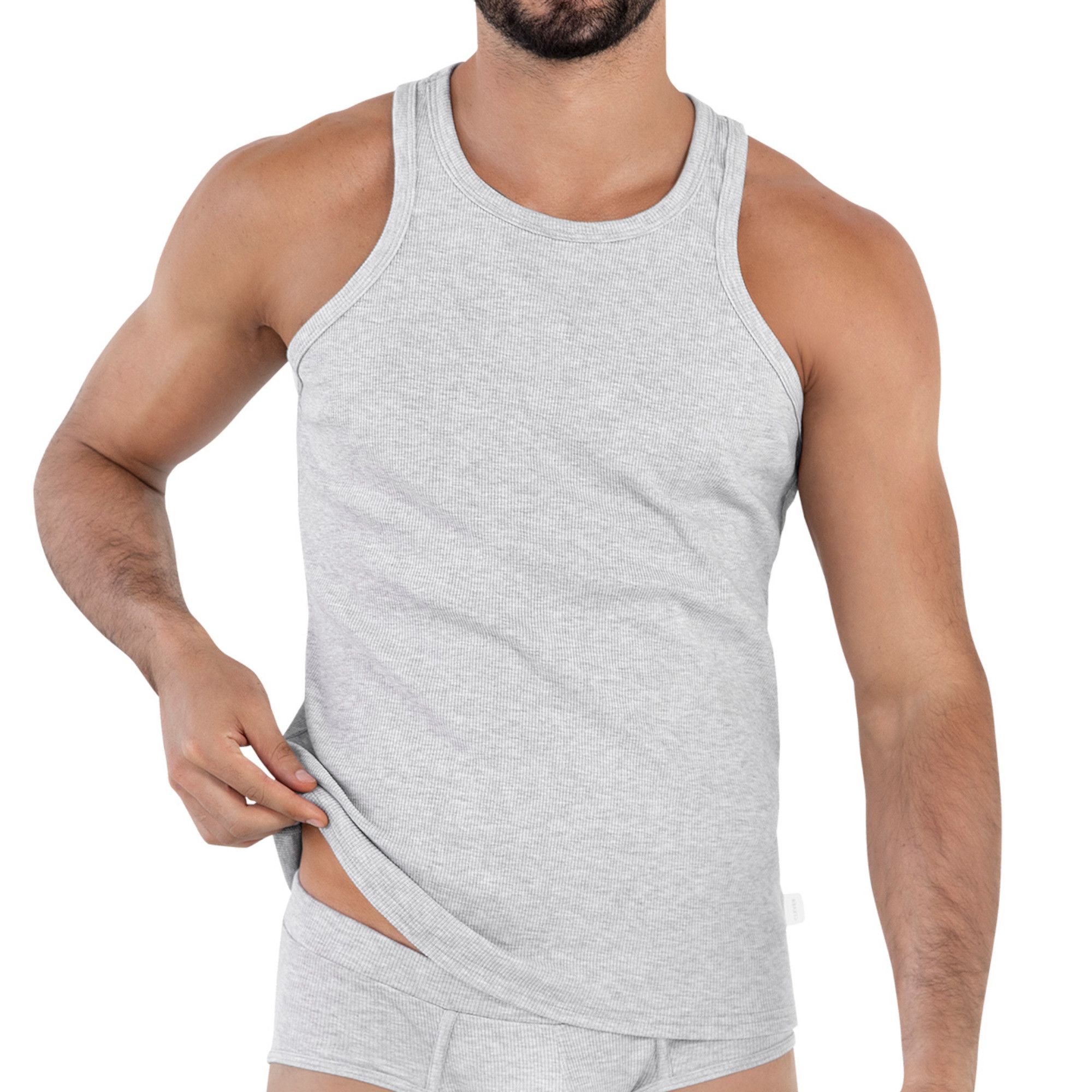 Серая мужская майка Spirit Tank Top 1