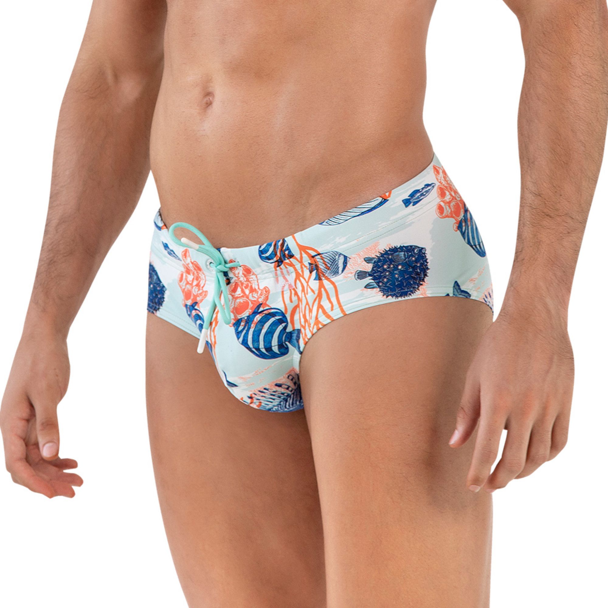 Мужские плавки с морским принтом Acuatic Swimsuit Brief 2