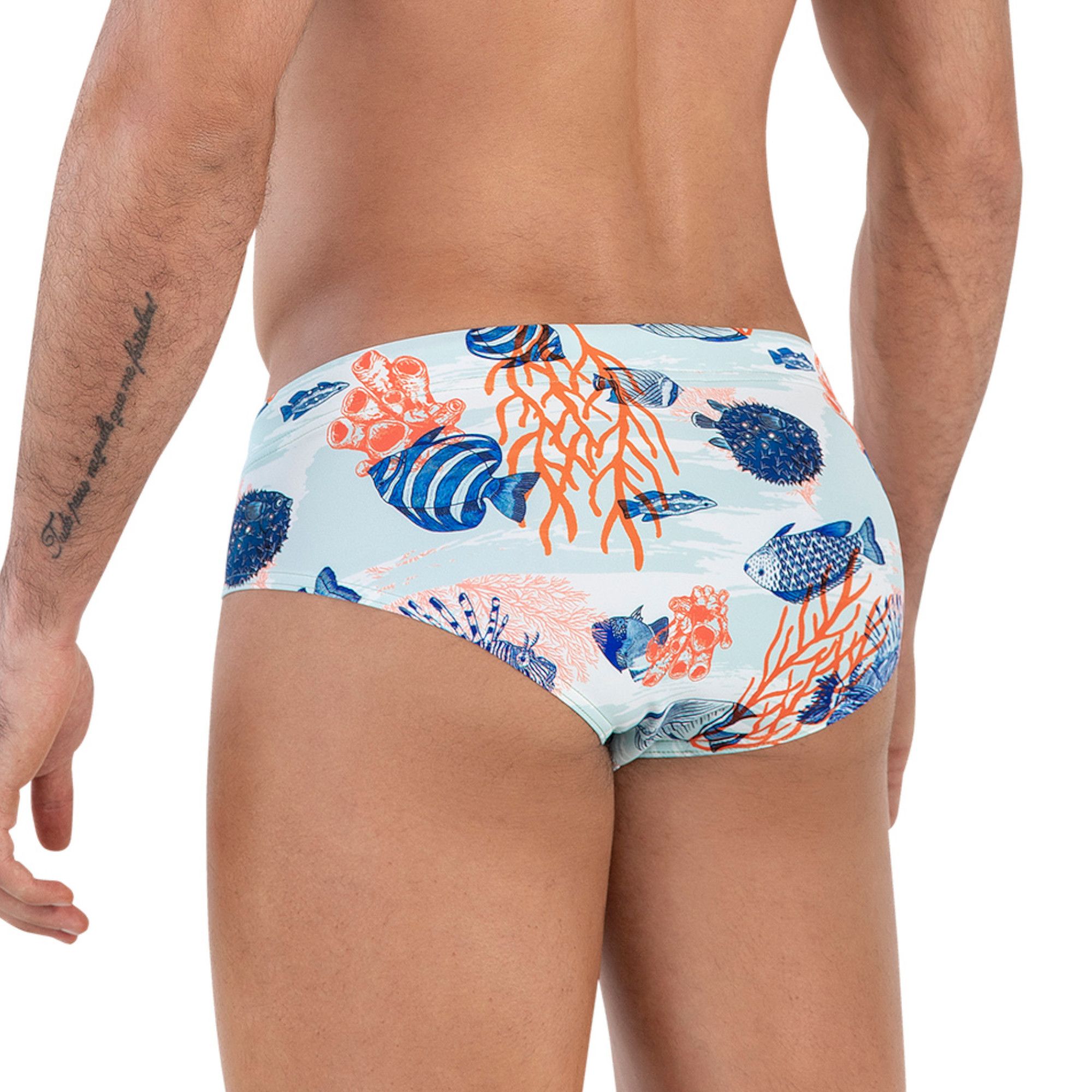 Мужские плавки с морским принтом Acuatic Swimsuit Brief 3