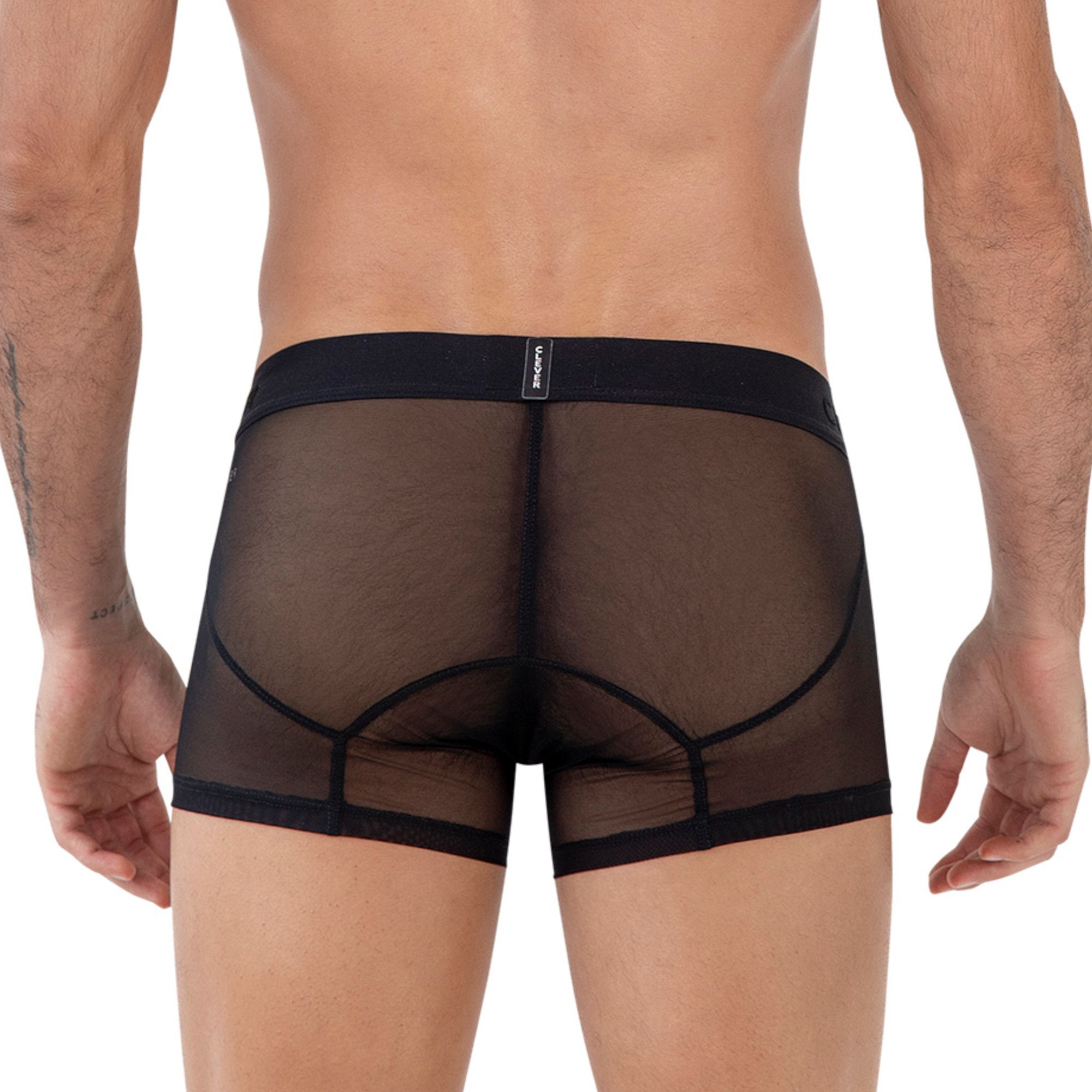 Черные прозрачные трусы-хипсы Yin Yang Trunks 3