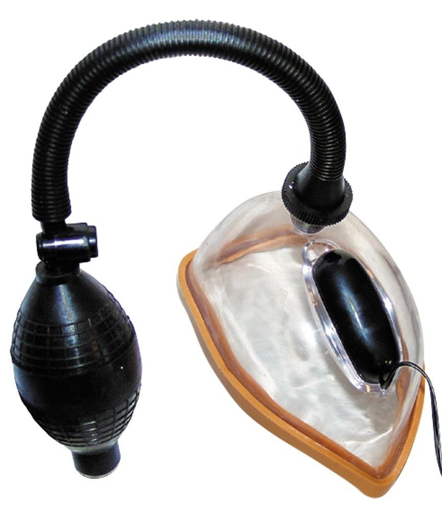 Женская вакуумная помпа с вибрацией Vibrating Vagina Sucker 3