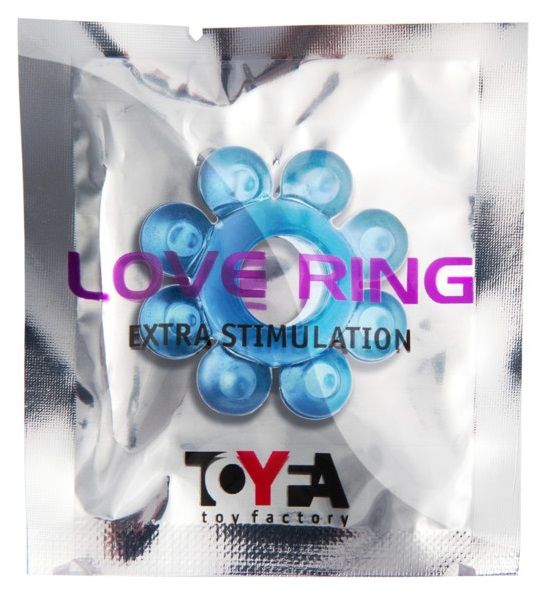 Голубая гелевая насадка-цветок 3