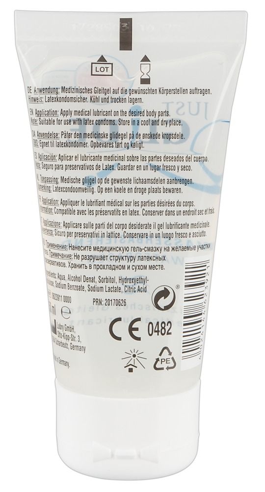 Смазка на водной основе Just Glide Waterbased - 50 мл. 2