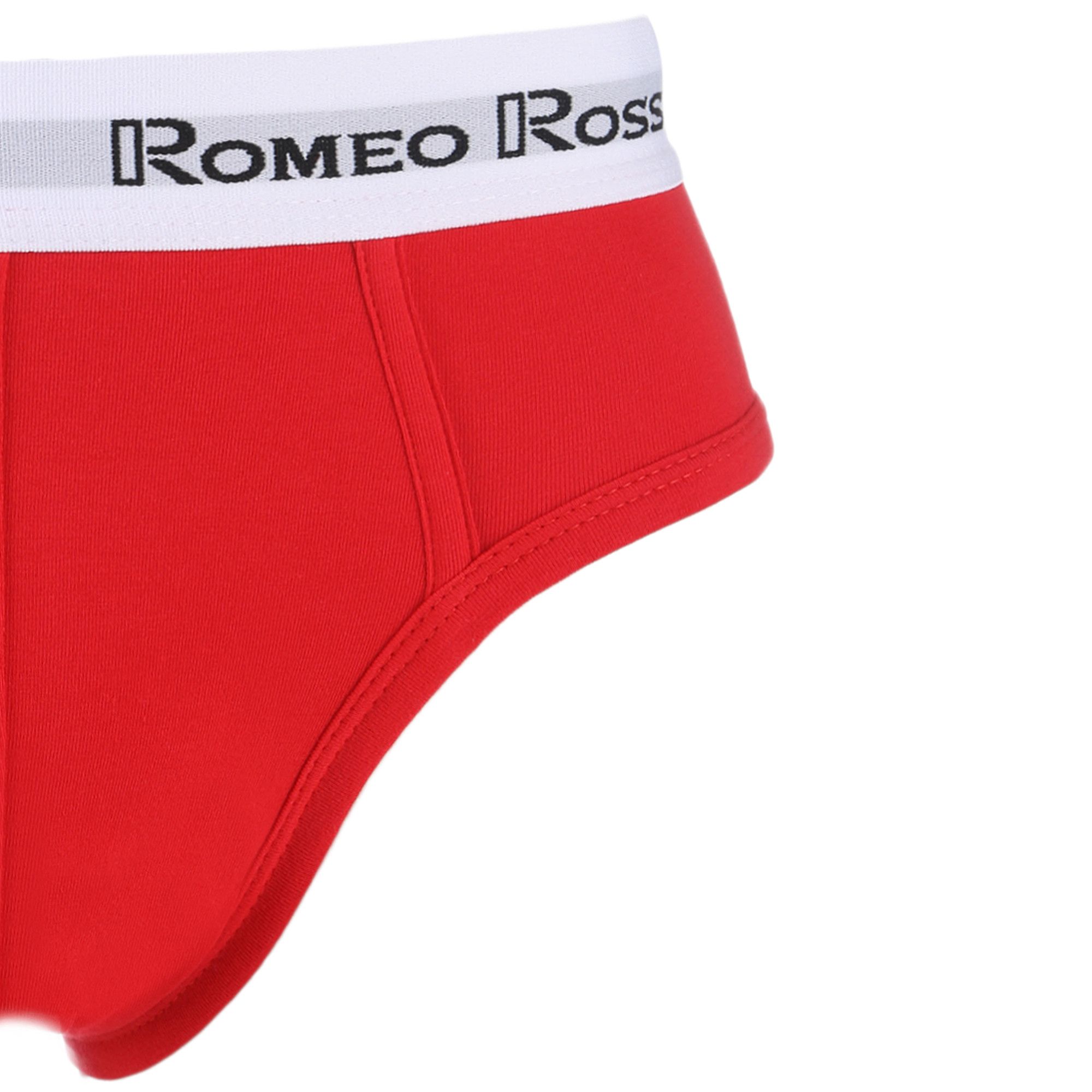 Классические мужские трусы-брифы с белой брендированной резинкой 12