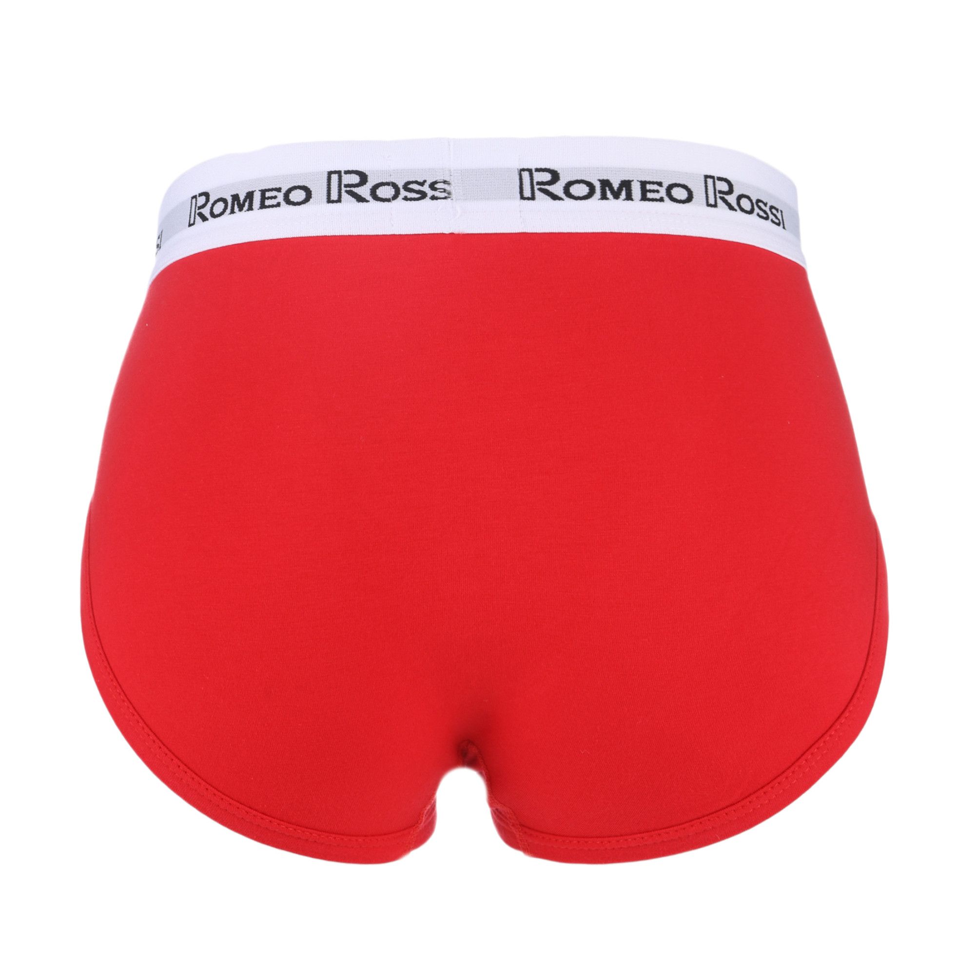 Классические мужские трусы-брифы с белой брендированной резинкой 11