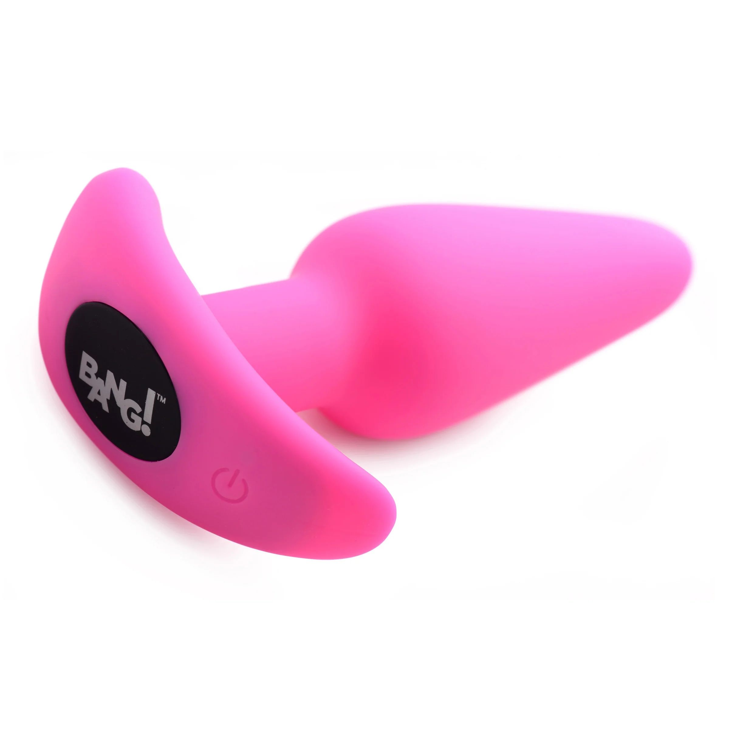 Розовая анальная вибропробка с пультом ДУ 21X Remote Control Vibrating Silicone Butt Plug - 10,4 см. 2