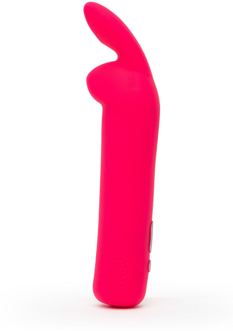 Розовая вибропуля с ушками Rechargeable Rabbit Ears Bullet Vibrator 2