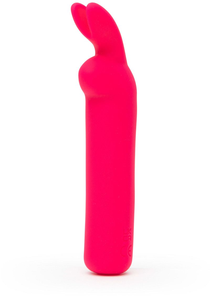 Розовая вибропуля с ушками Rechargeable Rabbit Ears Bullet Vibrator 1