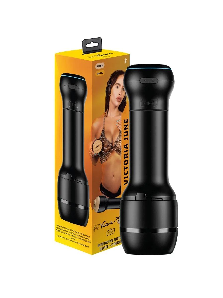 Мастурбатор-ротик с интерактивной насадкой PowerBlow & FeelVictoria Mouth 6