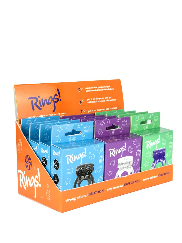 Бокс из 12 эрекционных колец Axle-pin 1