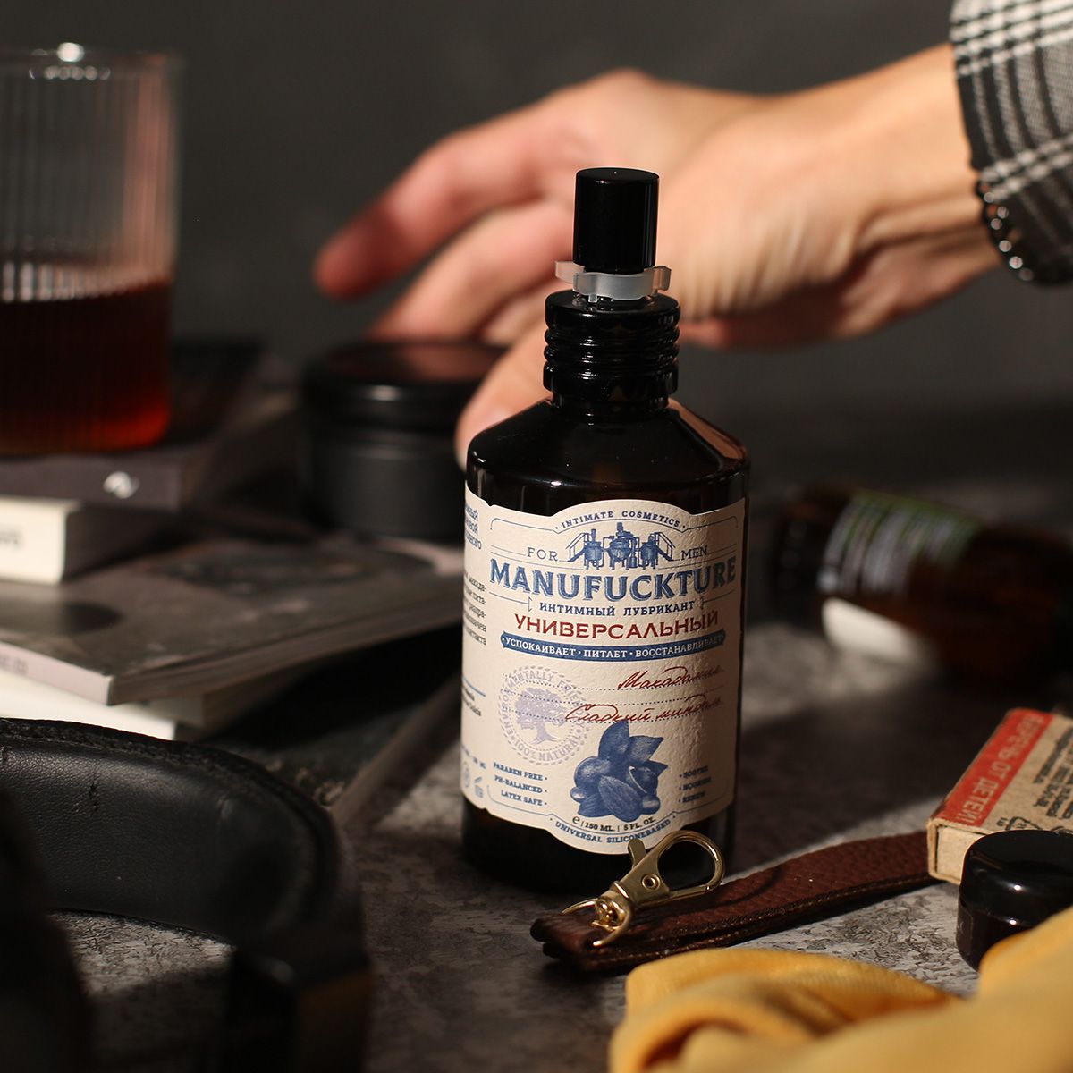 Универсальный силиконовый лубрикант с макадамией и сладким миндалем - 150 мл. 7