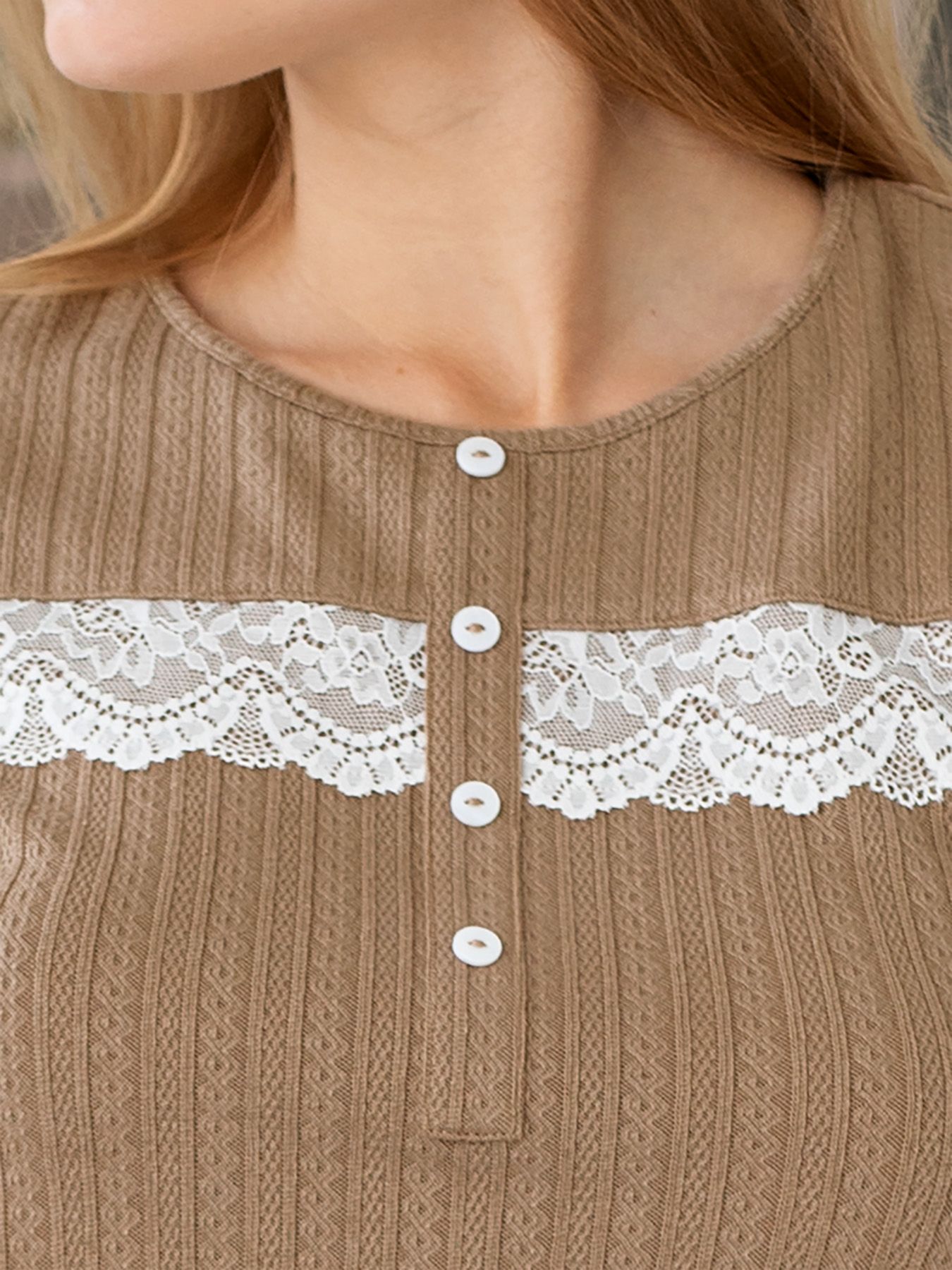 Домашний трикотажный комплект: футболка и брючки 4