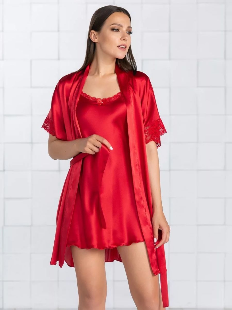 Обворожительный пеньюар с кружевом 9